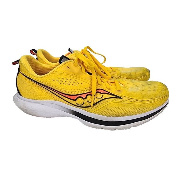 Saucony Mens Kinvara 13 S20723-16 Yellow Running Shoes Sneakers Size 7.5 - Picture 1 of 16